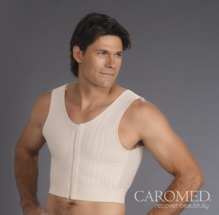 Caromed 28003 Male Compression Vest Post Surgical Garment